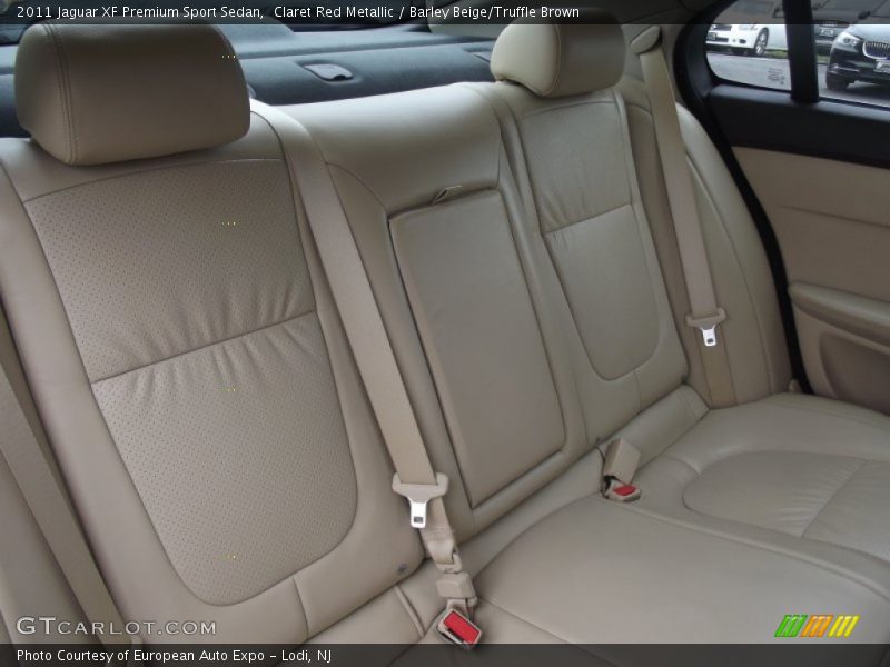 Claret Red Metallic / Barley Beige/Truffle Brown 2011 Jaguar XF Premium Sport Sedan