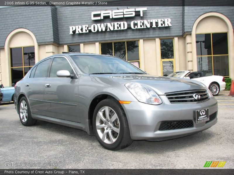 Diamond Graphite Metallic / Stone 2006 Infiniti G 35 Sedan