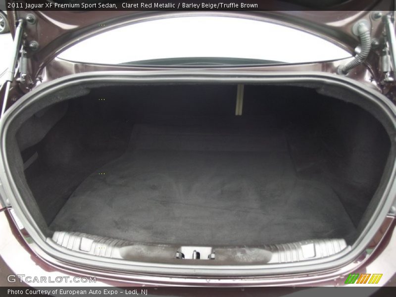 Claret Red Metallic / Barley Beige/Truffle Brown 2011 Jaguar XF Premium Sport Sedan