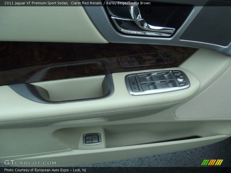 Claret Red Metallic / Barley Beige/Truffle Brown 2011 Jaguar XF Premium Sport Sedan