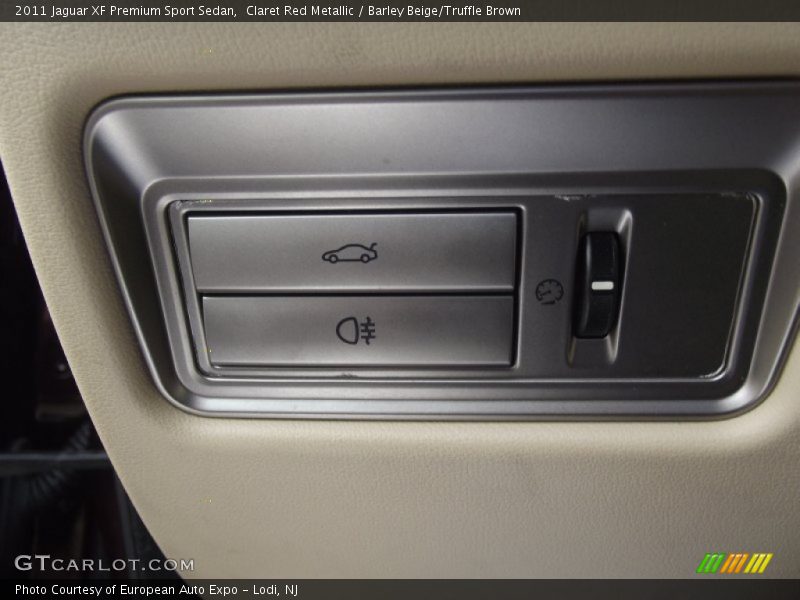 Claret Red Metallic / Barley Beige/Truffle Brown 2011 Jaguar XF Premium Sport Sedan