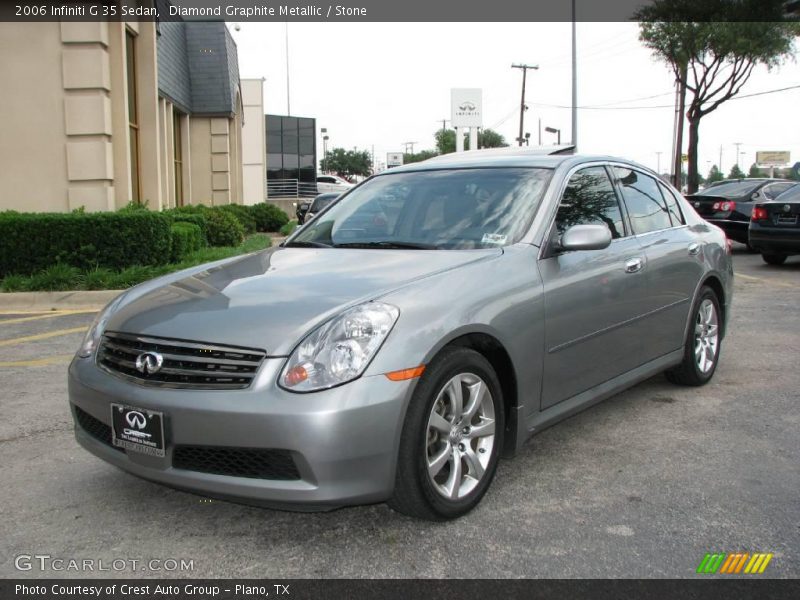 Diamond Graphite Metallic / Stone 2006 Infiniti G 35 Sedan