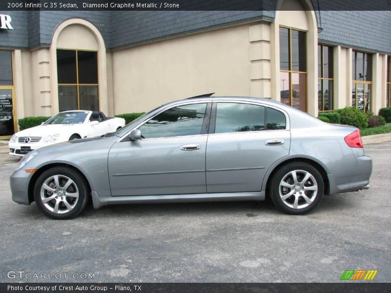 Diamond Graphite Metallic / Stone 2006 Infiniti G 35 Sedan