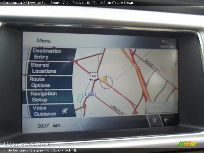 Claret Red Metallic / Barley Beige/Truffle Brown 2011 Jaguar XF Premium Sport Sedan