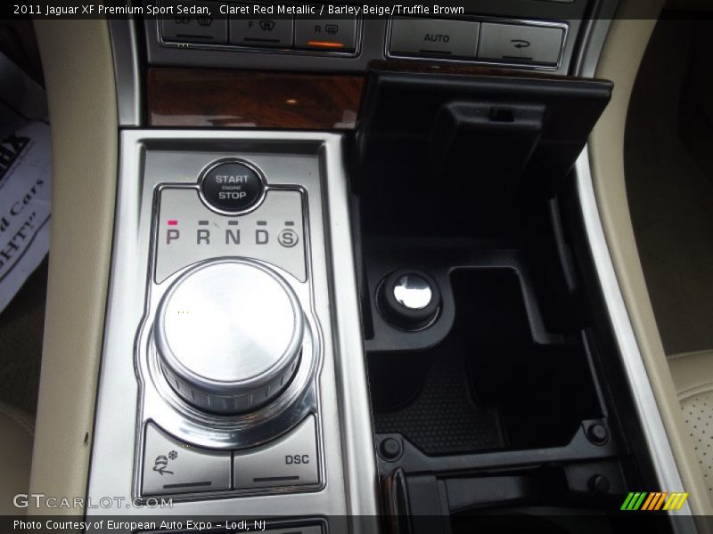 Claret Red Metallic / Barley Beige/Truffle Brown 2011 Jaguar XF Premium Sport Sedan