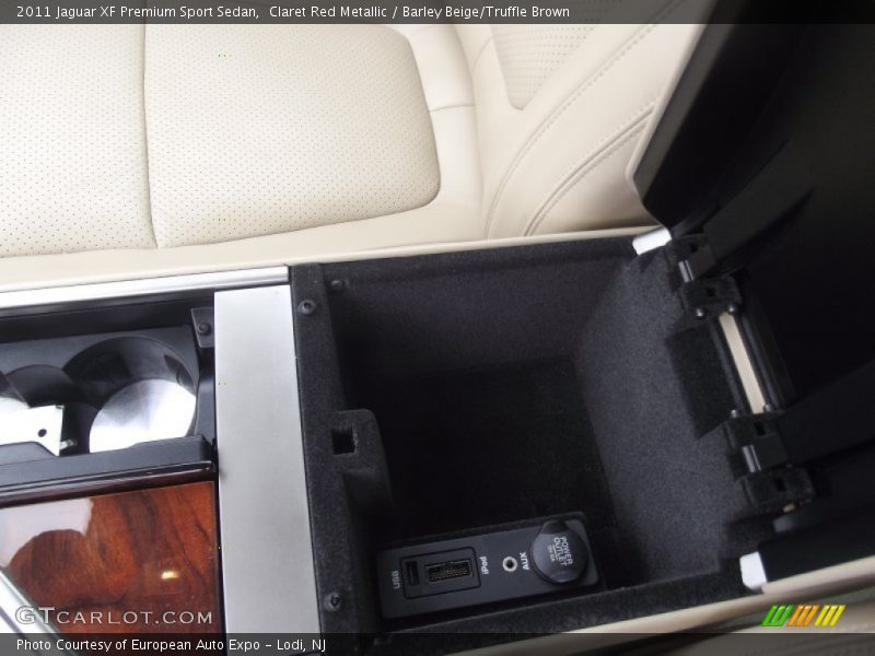 Claret Red Metallic / Barley Beige/Truffle Brown 2011 Jaguar XF Premium Sport Sedan
