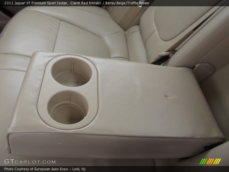 Claret Red Metallic / Barley Beige/Truffle Brown 2011 Jaguar XF Premium Sport Sedan