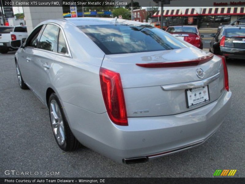 Radiant Silver Metallic / Shale/Cocoa 2013 Cadillac XTS Luxury FWD
