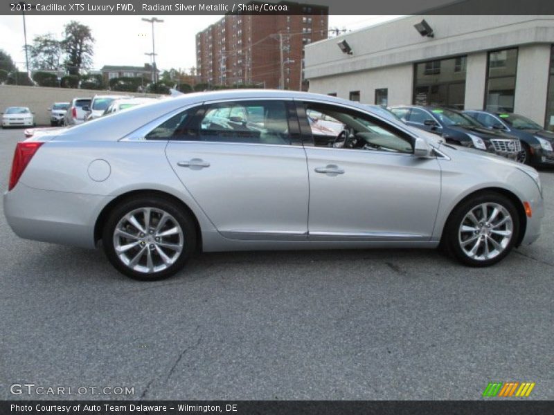 Radiant Silver Metallic / Shale/Cocoa 2013 Cadillac XTS Luxury FWD
