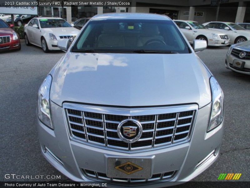 Radiant Silver Metallic / Shale/Cocoa 2013 Cadillac XTS Luxury FWD