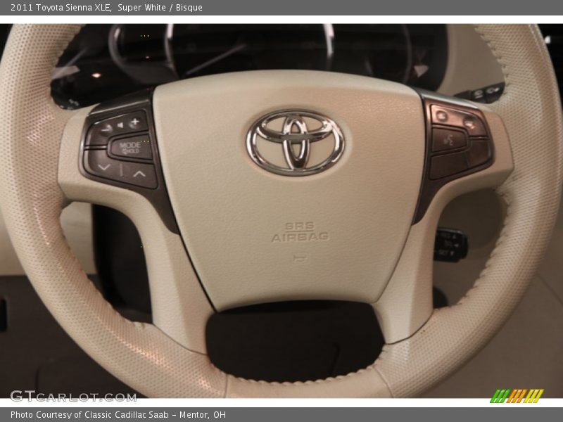 Super White / Bisque 2011 Toyota Sienna XLE