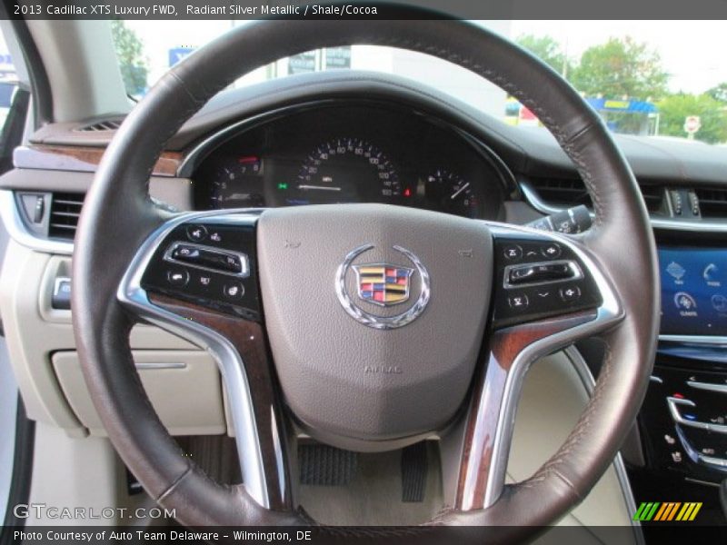 Radiant Silver Metallic / Shale/Cocoa 2013 Cadillac XTS Luxury FWD