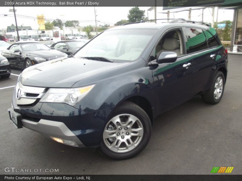 Bali Blue Pearl / Ebony 2009 Acura MDX Technology