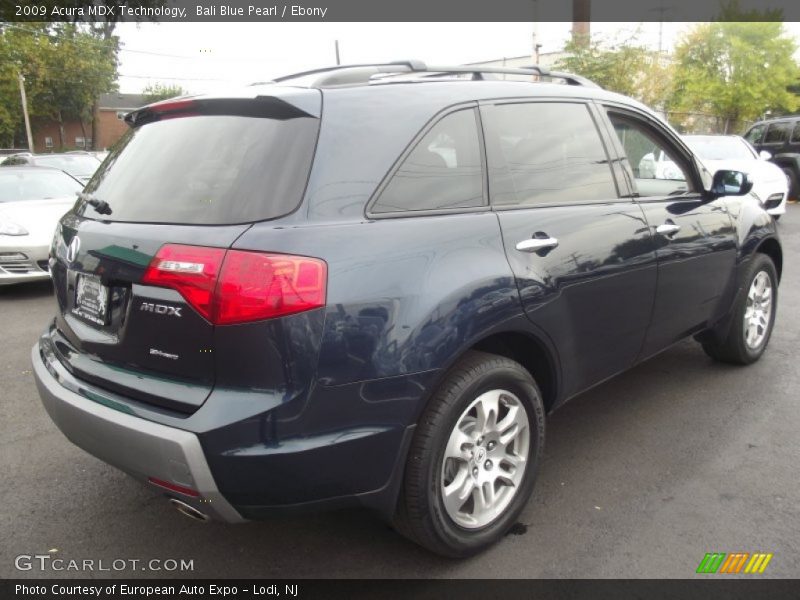 Bali Blue Pearl / Ebony 2009 Acura MDX Technology