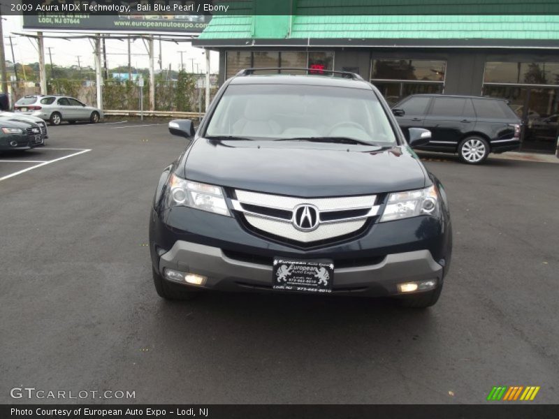 Bali Blue Pearl / Ebony 2009 Acura MDX Technology