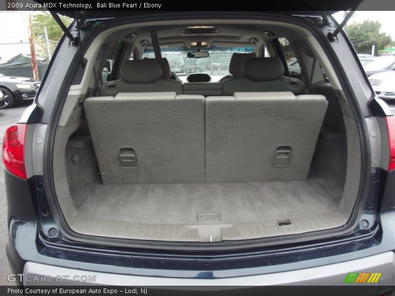 Bali Blue Pearl / Ebony 2009 Acura MDX Technology
