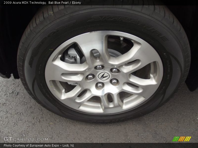 Bali Blue Pearl / Ebony 2009 Acura MDX Technology