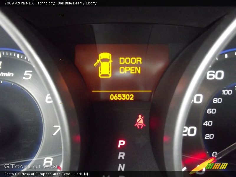 Bali Blue Pearl / Ebony 2009 Acura MDX Technology