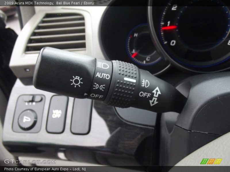 Bali Blue Pearl / Ebony 2009 Acura MDX Technology