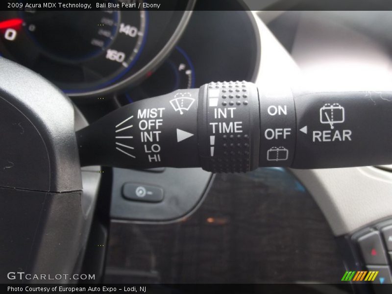Bali Blue Pearl / Ebony 2009 Acura MDX Technology