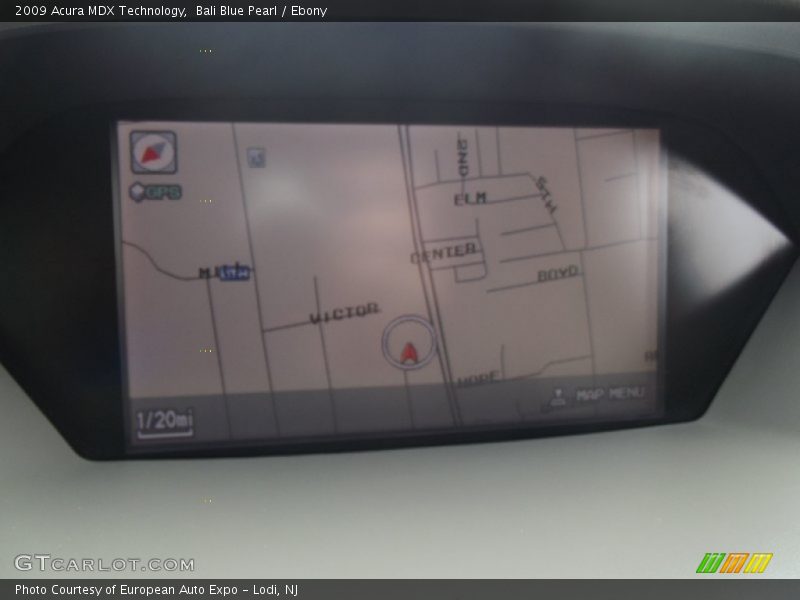 Bali Blue Pearl / Ebony 2009 Acura MDX Technology