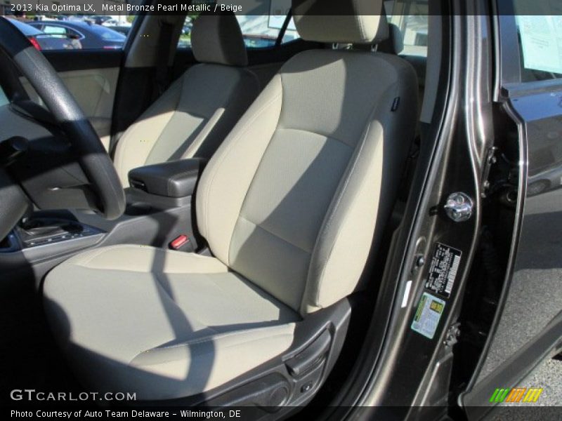 Metal Bronze Pearl Metallic / Beige 2013 Kia Optima LX