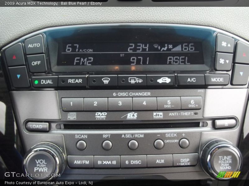 Bali Blue Pearl / Ebony 2009 Acura MDX Technology