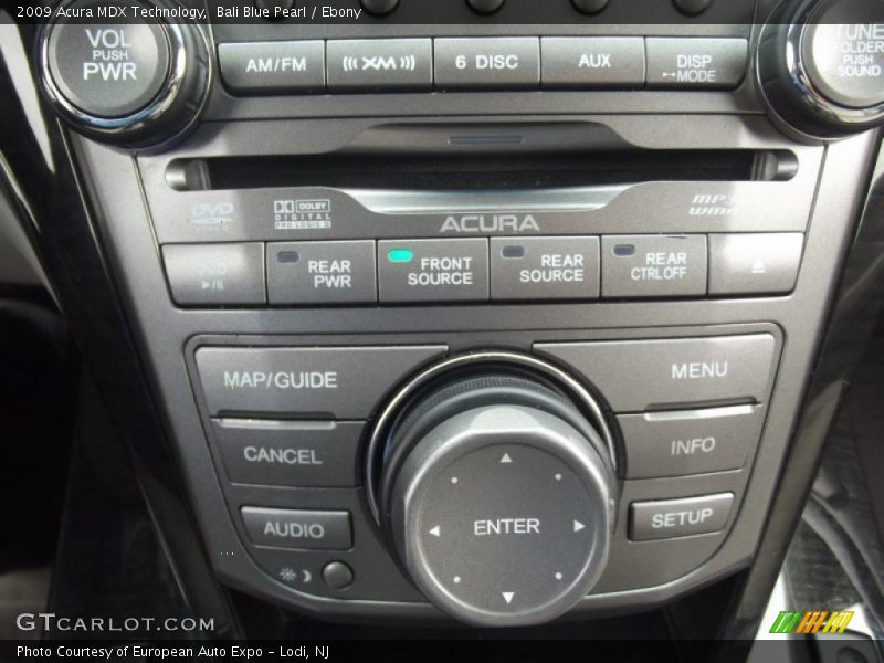 Bali Blue Pearl / Ebony 2009 Acura MDX Technology