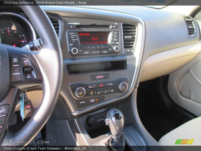 Metal Bronze Pearl Metallic / Beige 2013 Kia Optima LX