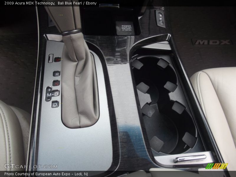 Bali Blue Pearl / Ebony 2009 Acura MDX Technology