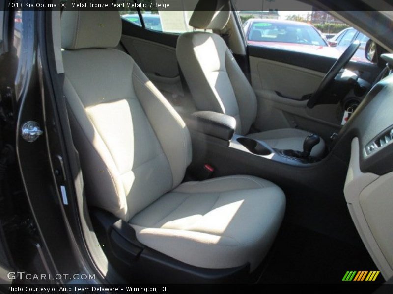 Metal Bronze Pearl Metallic / Beige 2013 Kia Optima LX