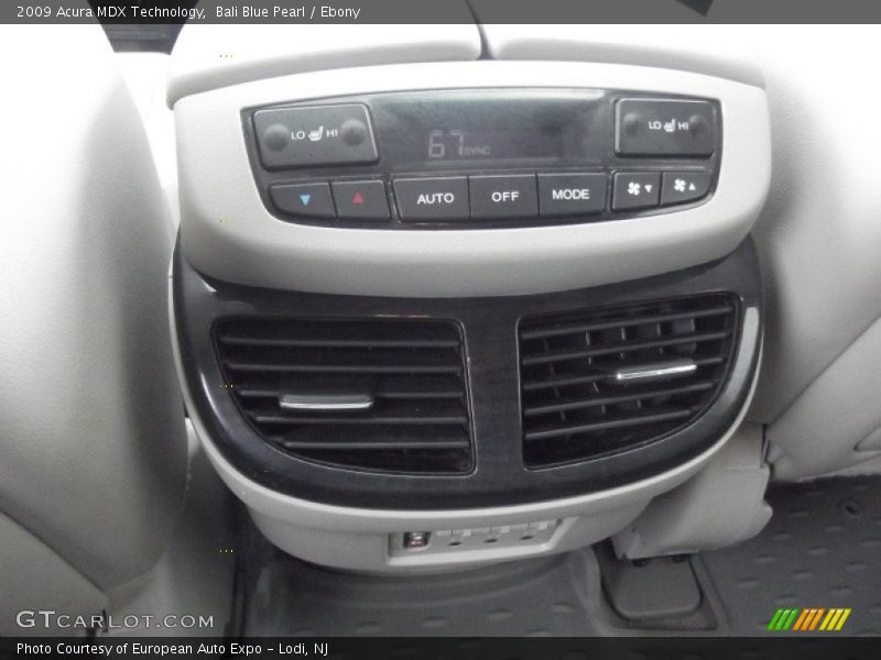 Bali Blue Pearl / Ebony 2009 Acura MDX Technology