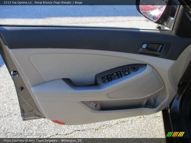Metal Bronze Pearl Metallic / Beige 2013 Kia Optima LX