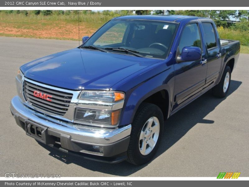 Navy Blue / Ebony 2012 GMC Canyon SLE Crew Cab