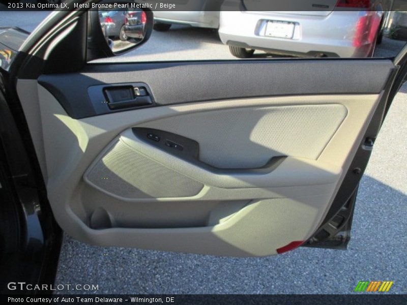Metal Bronze Pearl Metallic / Beige 2013 Kia Optima LX