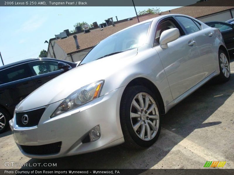 Tungsten Pearl / Black 2006 Lexus IS 250 AWD