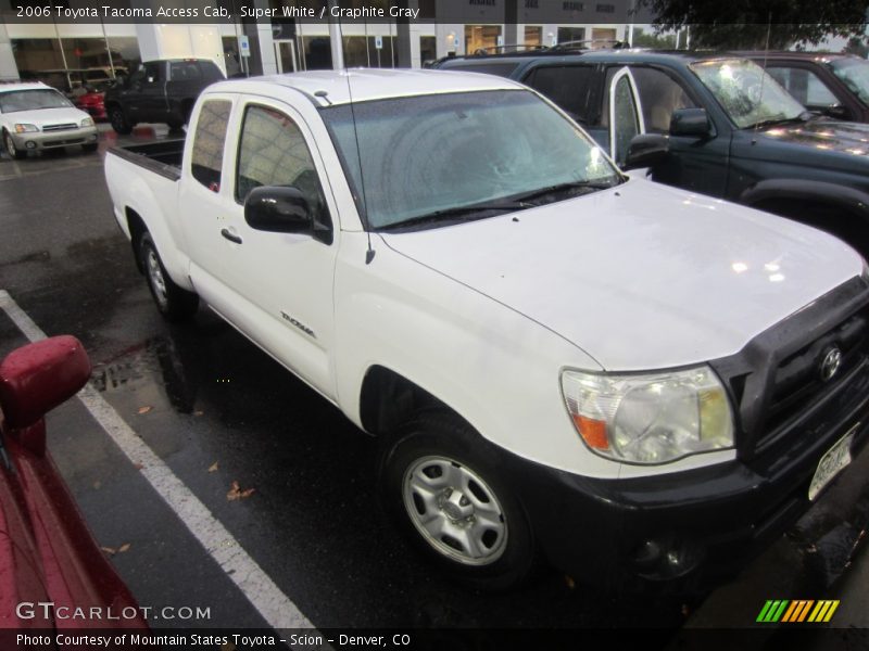Super White / Graphite Gray 2006 Toyota Tacoma Access Cab