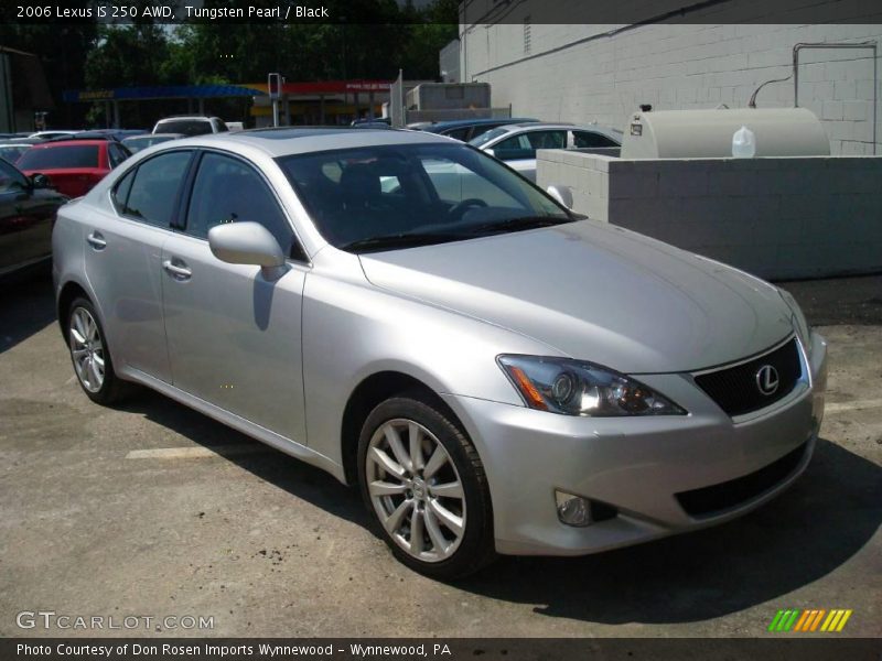 Tungsten Pearl / Black 2006 Lexus IS 250 AWD