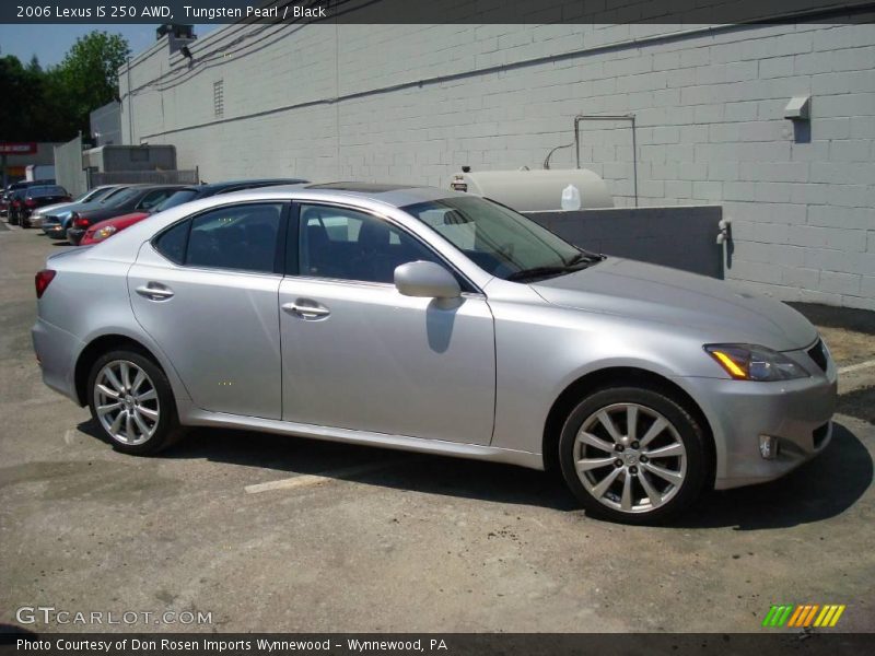Tungsten Pearl / Black 2006 Lexus IS 250 AWD