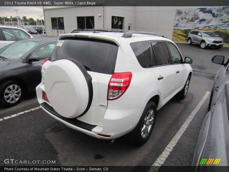Super White / Sand Beige 2011 Toyota RAV4 V6 4WD