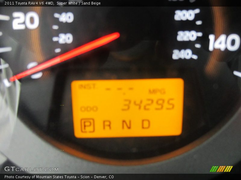 Super White / Sand Beige 2011 Toyota RAV4 V6 4WD