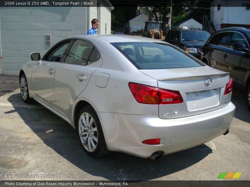 Tungsten Pearl / Black 2006 Lexus IS 250 AWD