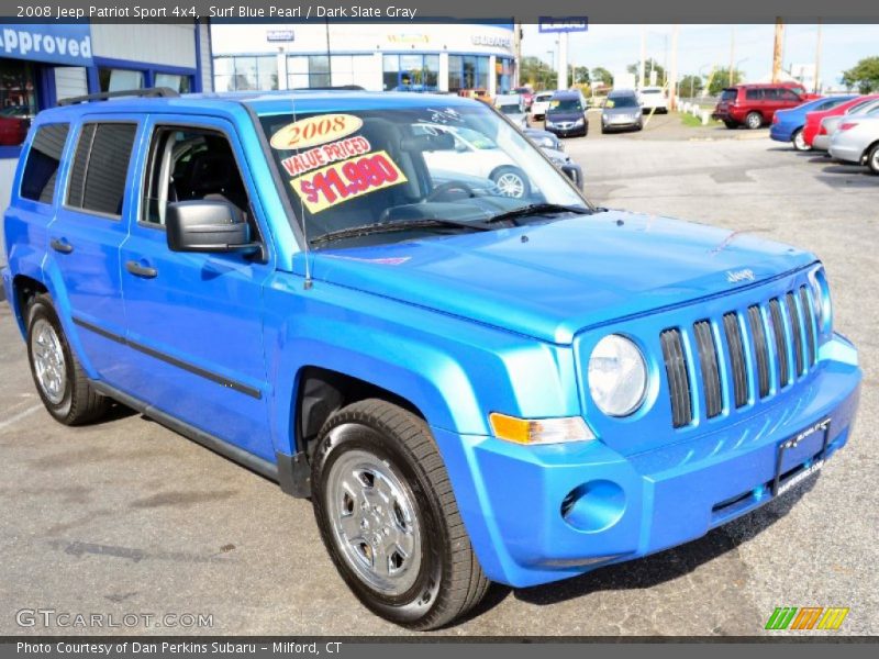 Surf Blue Pearl / Dark Slate Gray 2008 Jeep Patriot Sport 4x4