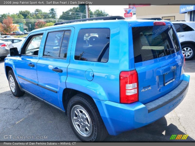 Surf Blue Pearl / Dark Slate Gray 2008 Jeep Patriot Sport 4x4