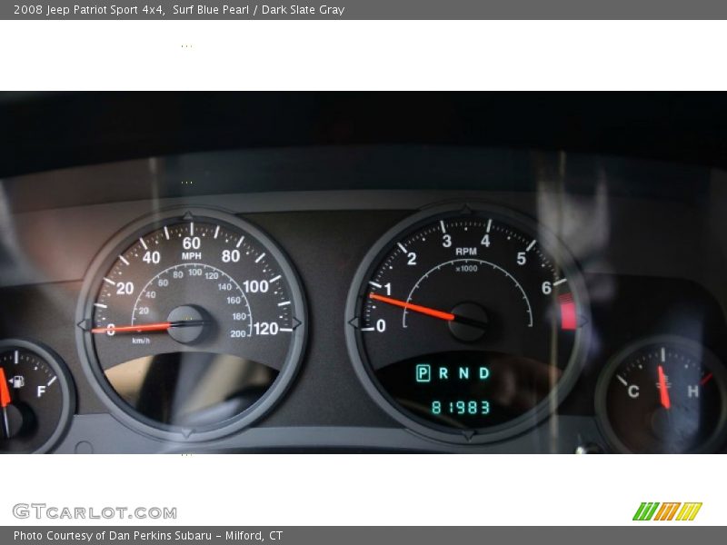 Surf Blue Pearl / Dark Slate Gray 2008 Jeep Patriot Sport 4x4