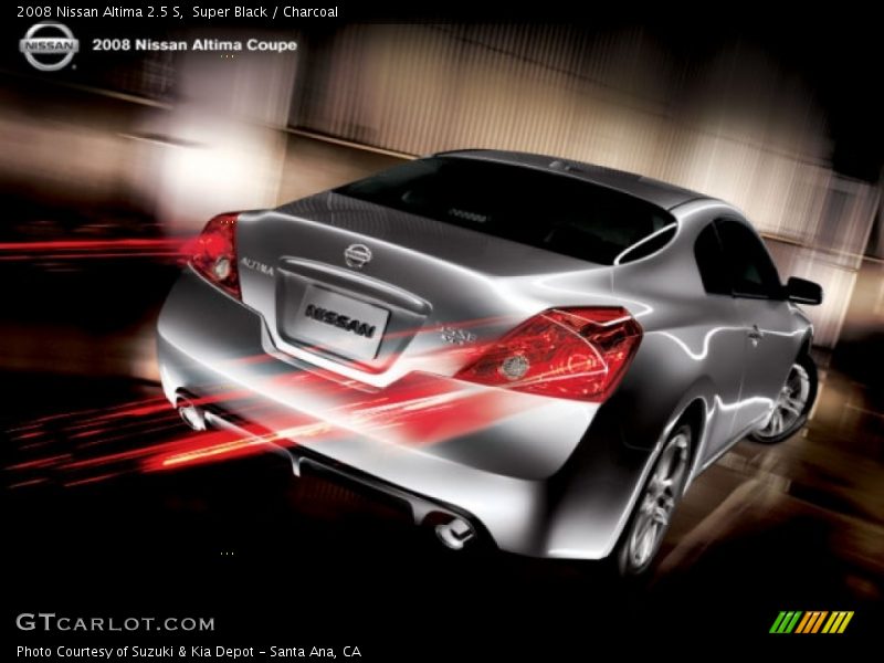 Super Black / Charcoal 2008 Nissan Altima 2.5 S
