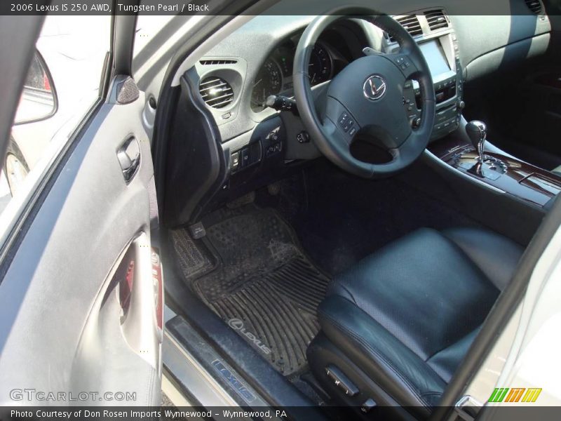 Tungsten Pearl / Black 2006 Lexus IS 250 AWD