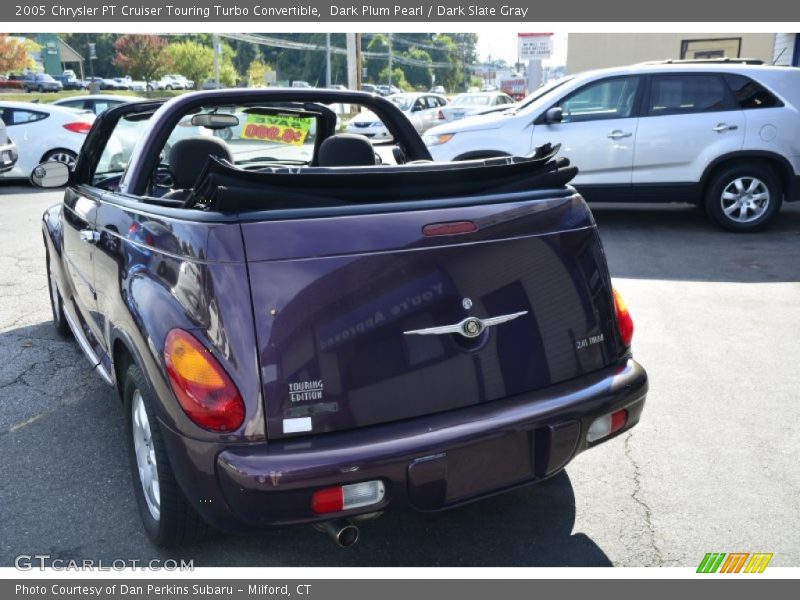 Dark Plum Pearl / Dark Slate Gray 2005 Chrysler PT Cruiser Touring Turbo Convertible