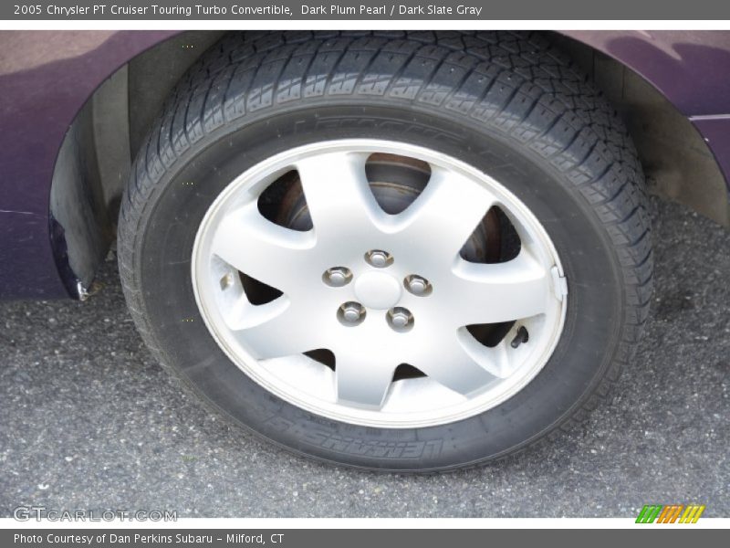 Dark Plum Pearl / Dark Slate Gray 2005 Chrysler PT Cruiser Touring Turbo Convertible