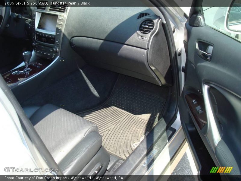 Tungsten Pearl / Black 2006 Lexus IS 250 AWD